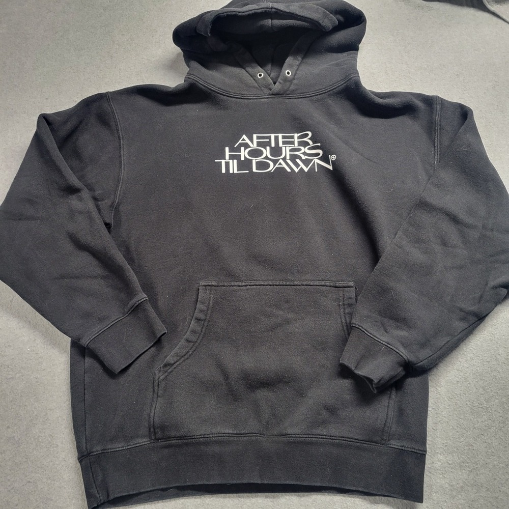 The‎ Weeknd After Hours Till Dawn Tour Graphic Hoodie Adult Sz M Black Pullover